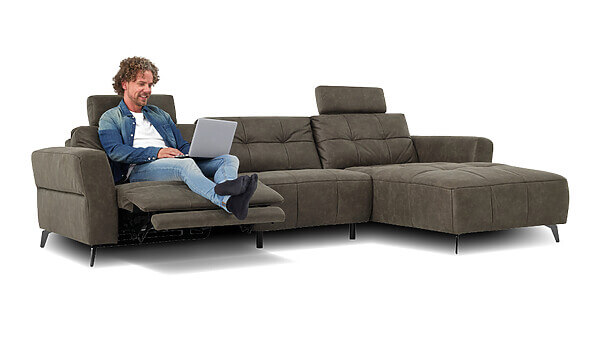 Bronx hoekbank met relaxfunctie Seats and Sofas