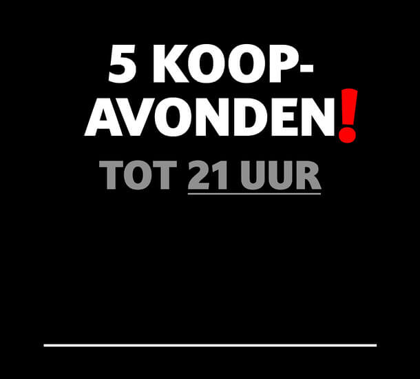 5 koopavonden banner